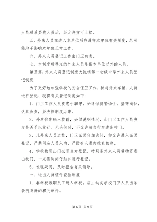 7学校外来人员登记制度.docx