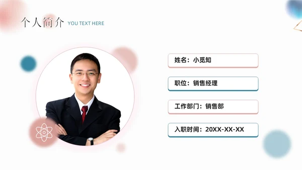创意立体几何商务述职报告工作汇报通用PPT模板