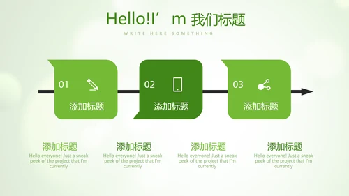 绿色清新芦荟面膜动态PPT