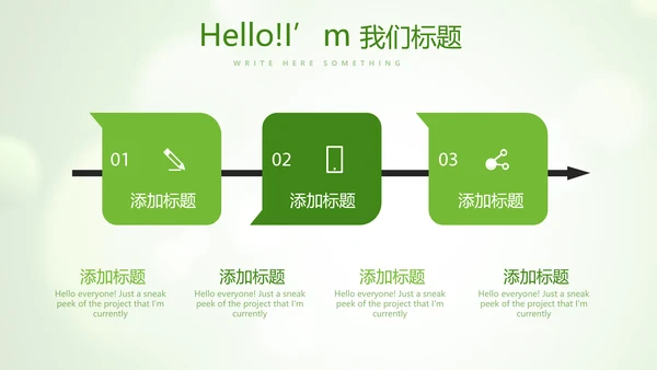 绿色清新芦荟面膜动态PPT