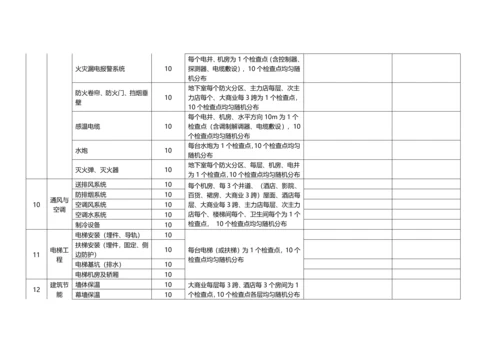 施工质量检查表万达广场大商业.docx