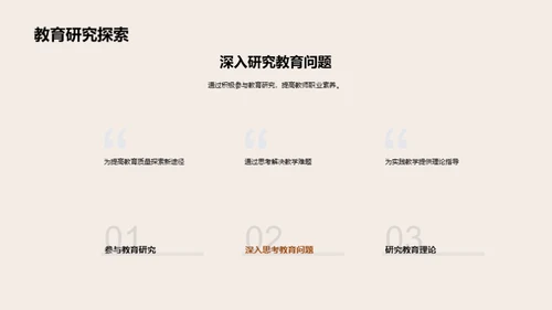 提升教师素养
