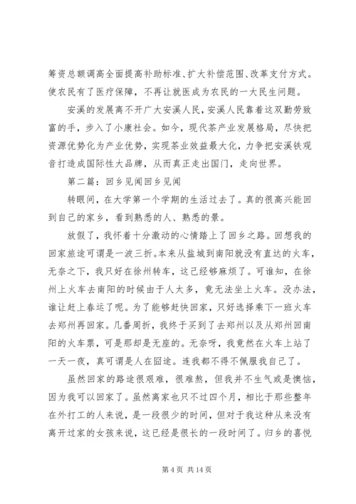 回乡见闻[范文].docx