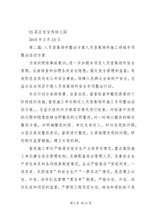 人员密集场所专项整治活动方案.docx