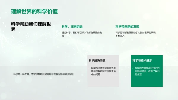生活中的科学应用