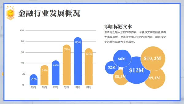 互联网金融行业数据报告通用PPT模板