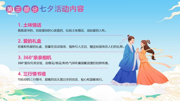 七夕节活动策划浪漫七夕营销商超活动牛郎织女PPT
