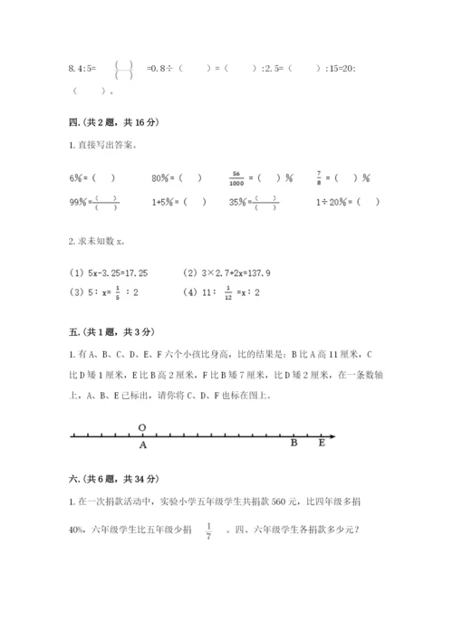 山西省【小升初】2023年小升初数学试卷精品（夺冠系列）.docx