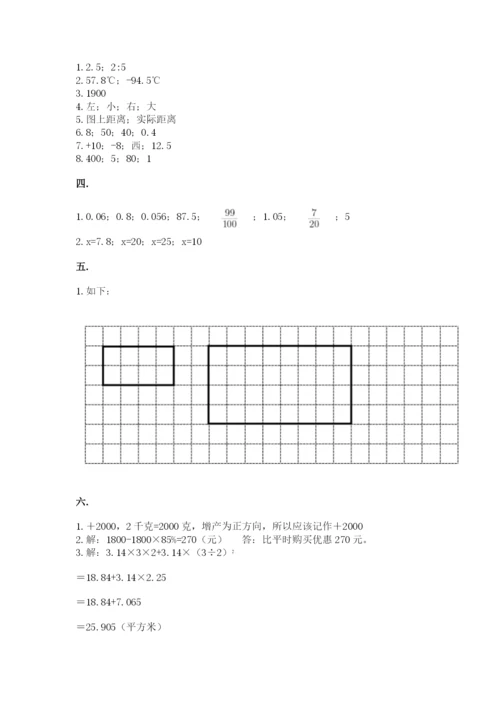 海南省【小升初】2023年小升初数学试卷带答案（突破训练）.docx