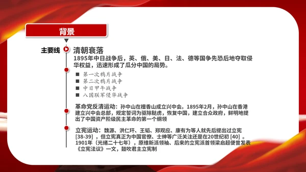 孙中山辛亥革命纪念日历史回顾PPT课件