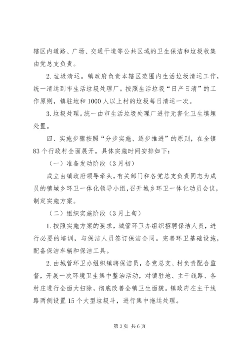 关于加快推进城乡环卫一体化的意见.docx