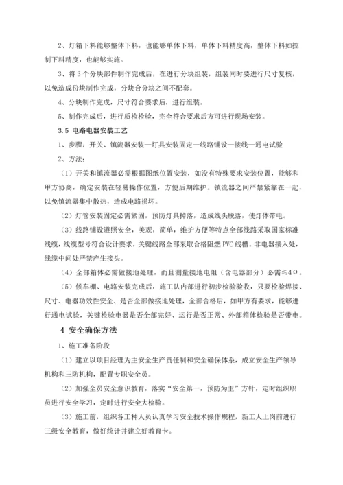 公交站台候车亭综合标准施工专业方案.docx