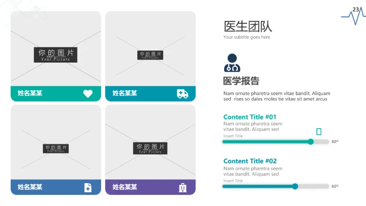 现代创意医学报告医院宣传医疗PPT模板