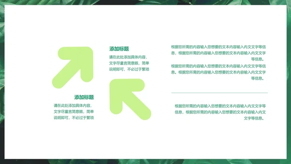 小清新商务汇报PPT模板