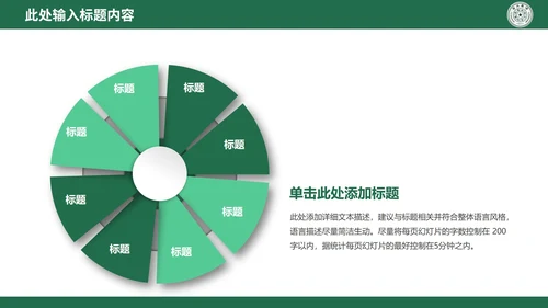 绿色硕士毕业论文答辩PPT模板