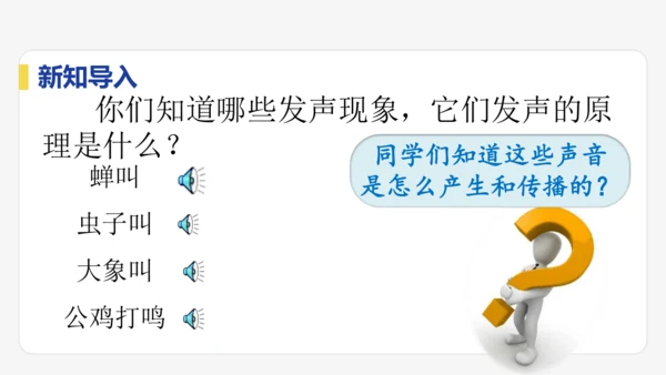 【大单元教学】2.1精品课件：声音的产生与传播（44页，内嵌视频）