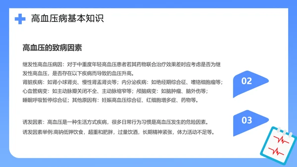 医院心脑血管科预防高血压知识科普PPT模板