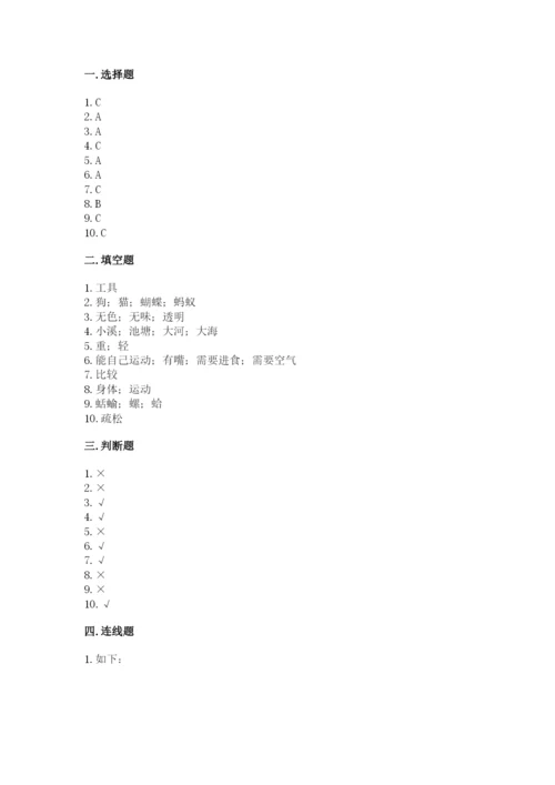 教科版一年级下册科学期末测试卷（培优）.docx