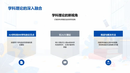 交叉学科答辩报告PPT模板