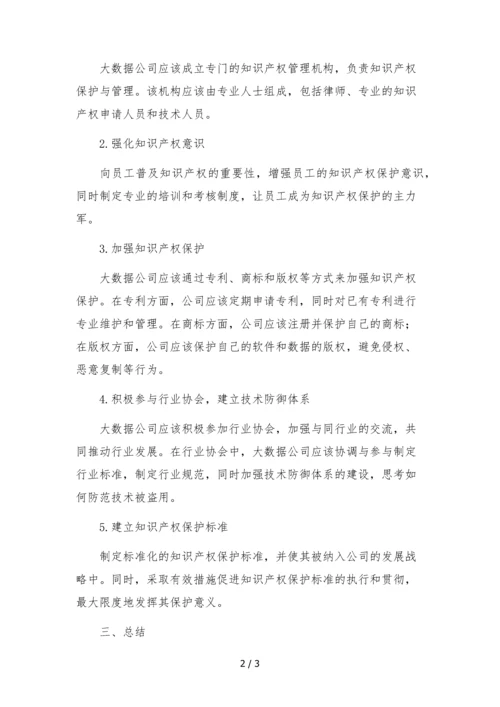 大数据公司知识产权战略规划.docx