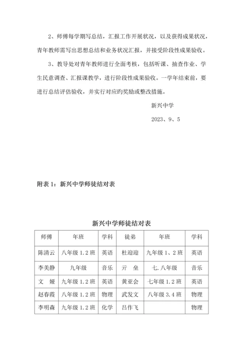 师徒结对子实施方案及活动记录.docx