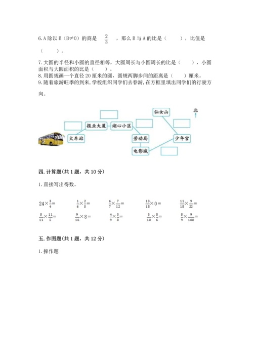 人教版六年级上册数学期末测试卷附答案（综合题）.docx