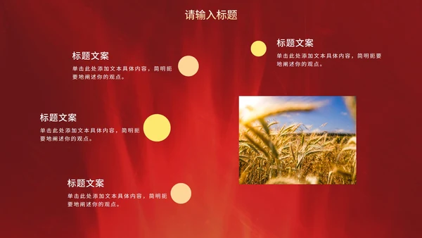 红金奢华现代感企业会议PPT模板