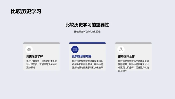 历史比较教学报告