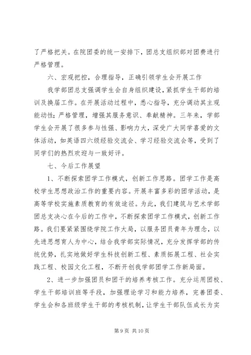优秀团总支申报材料.docx