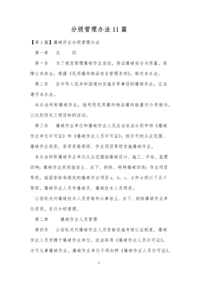 分级管理办法11篇.docx