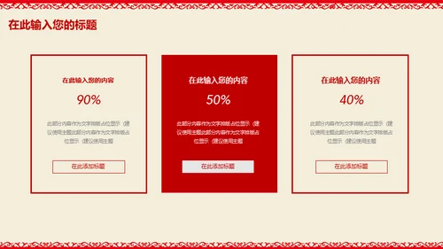 春节猪年大吉新年工作总结通用PPT模板