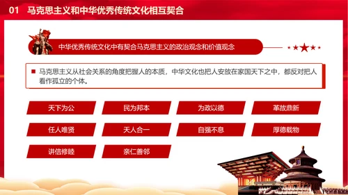 从历史维度看第二个结合党课PPT课件