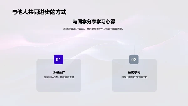 数学学习经验汇报