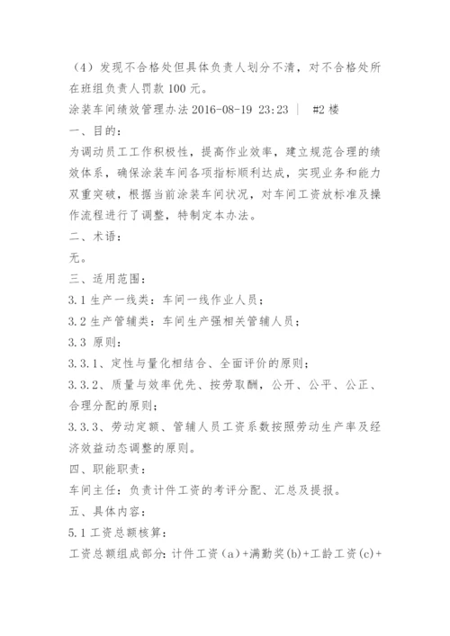 涂装车间现场管理制度.docx