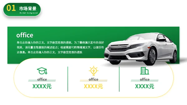 新能源电动汽车发布会通用PPT模板