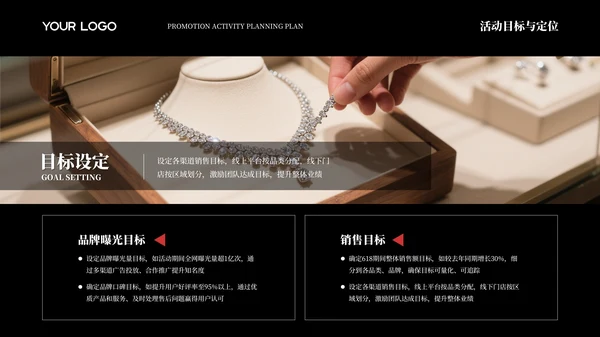 黑色简约商务618促销活动策划方案