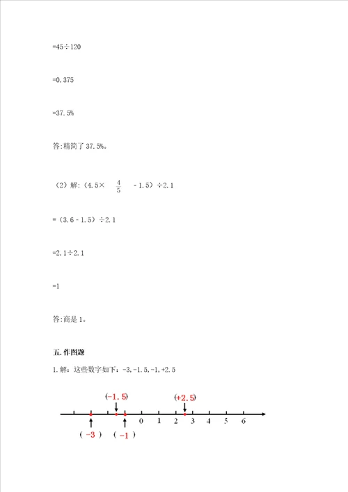 苏教版六年级下册数学期末测试卷附答案（模拟题）