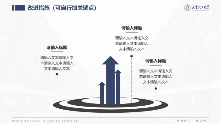 北京化工大学专属课题学术汇报毕业答辩通用PPT模板