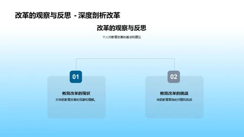 探索教育改革之路