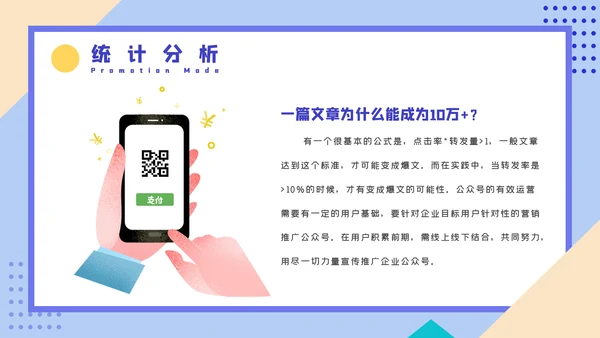 微信公众号推广运营方案PPT课件模板