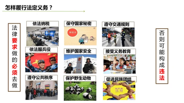 4.2依法履行义务 课件(共21张PPT)
