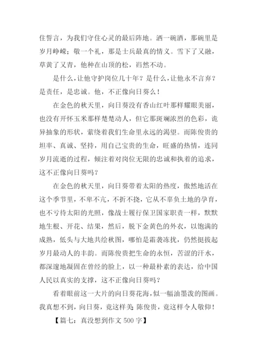 真没想到作文500字.docx