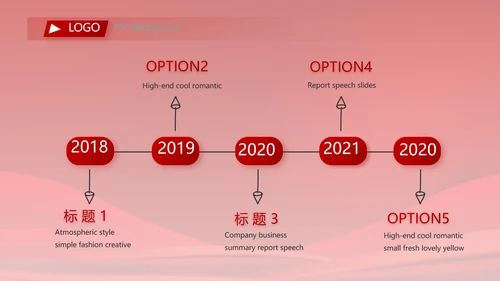 红色大气党建政府党支部工作总结PPT