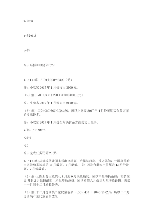 北京版小学六年级下册数学期末综合素养测试卷精品【满分必刷】.docx