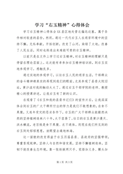 学习“右玉精神”心得体会 (2).docx