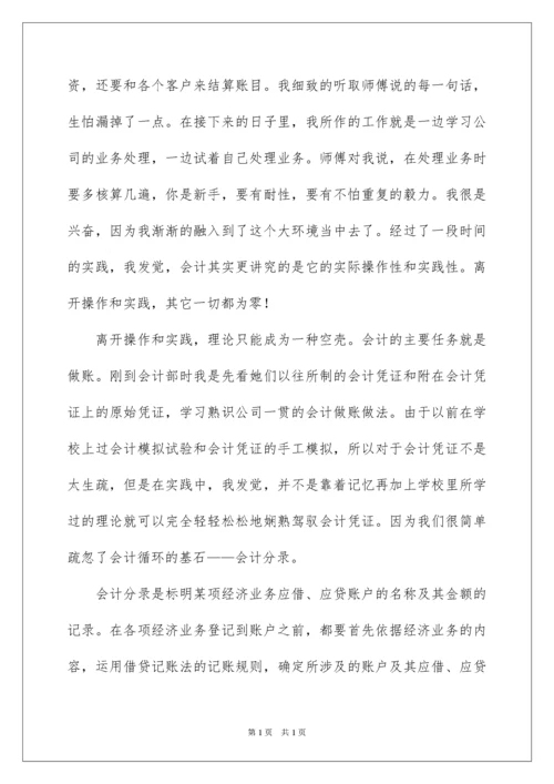 2022大专会计实习报告.docx