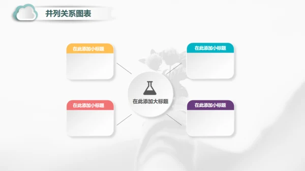 彩色微立体商务年终总结汇报通用PPT模板