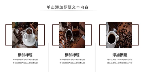 西餐厅咖啡产品介绍下午茶咖啡厅PPT模板