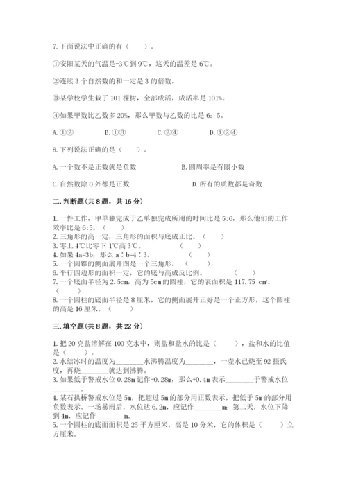 北京版六年级下册期末真题卷含答案（精练）.docx