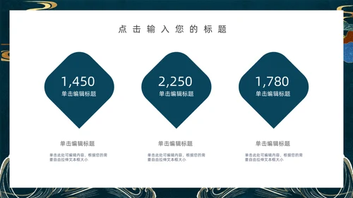 中国风简约工作汇报通用PPT模板
